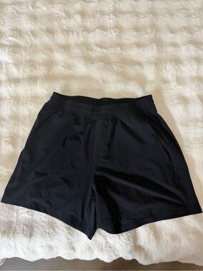 Lululemon Shorts Mens Medium Pace Breaker 5” Black Gym Running Linerless